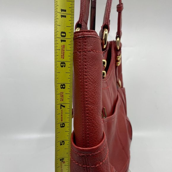 TIGNANELLO Red Leather Shoulder Bag - Picture 4 of 8
